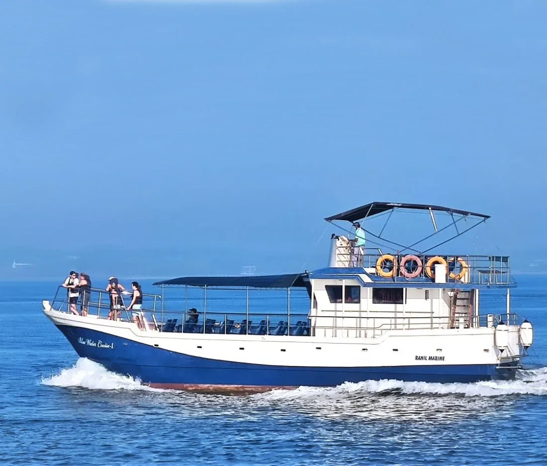 Private big boat whale watching tour for groups in Mirissa Sri Lanka